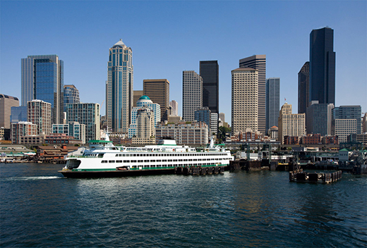 Downtown Seattle Ferry title=